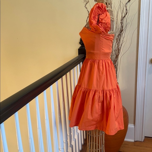 Staud orange Elio mini dress - Picture 3 of 12